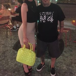 Bebe Bandage MIDI pencil Skirt. Size XS